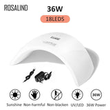 ROSALIND Professional Manicure Set For Nail Art Design LED/UV Lamp