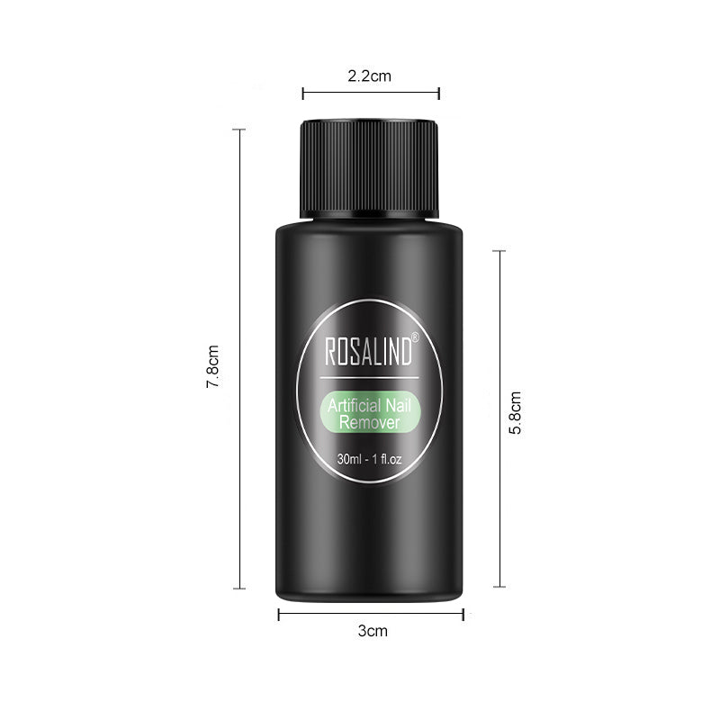 ROSALIND Nail Surface Cleanser Gel Nail Polish Sticky Remover Liquid Enhance Shiny Effect Cleanser Nail Art Remover Tool