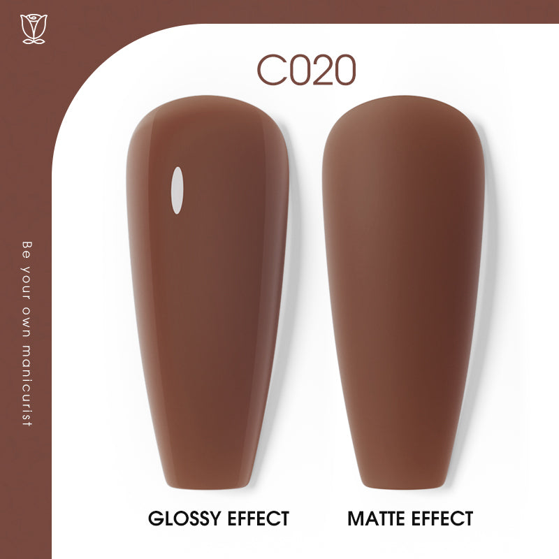 ROSALIND Red Brown 16 colors 7ml Soak Off Gel Polish Bright For Nail Art Design LED/UV Lamp