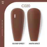 ROSALIND Red Brown 16 colors 7ml Soak Off Gel Polish Bright For Nail Art Design LED/UV Lamp