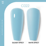 ROSALIND Soak Off 10 Color Blue Series Nail Gel Bright For Nail Art Design LED/UV Lamp RA