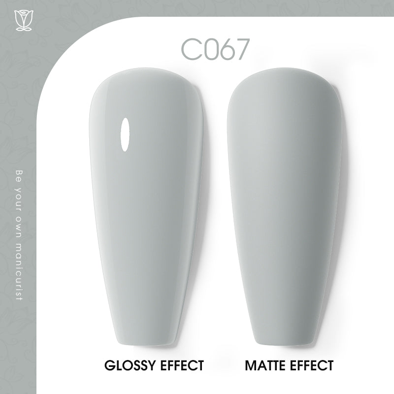 ROSALIND 12 colors Gray Series 7ml Soak Off Gel Polish Bright For Nail Art Design LED/UV Lamp