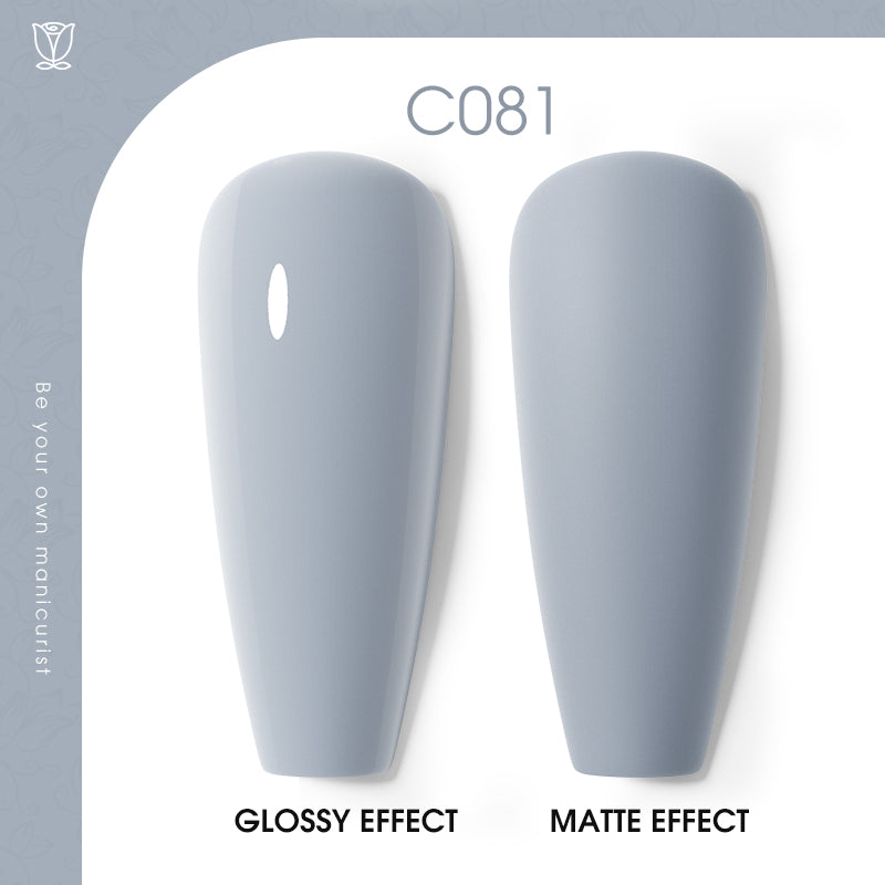 ROSALIND Soak Off 10 Color Blue Series Nail Gel Bright For Nail Art Design LED/UV Lamp RA