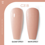 ROSALIND 12 colors Nude Pink Series Soak Off Gel Polish Bright For Nail Art Design LED/UV Lamp