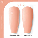 ROSALIND 12 colors Nude Pink Series Soak Off Gel Polish Bright For Nail Art Design LED/UV Lamp