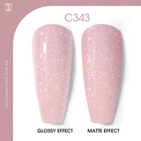 ROSALIND 16 Pink Series Colors 7ml Soak Off Gel Polish Bright For Nail Art Design LED/UV Lamp