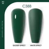 ROSALIND 8 colors Green Series 7ml Soak Off Gel Polish Bright For Nail Art Design LED/UV Lamp
