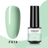 ROSALIND 80 Colors Mini Soak Off Gel Polish Bright For Nail Art Design LED/UV Lamp SKU FA14