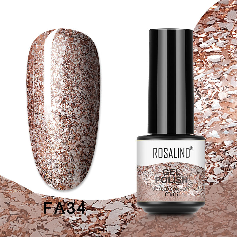 ROSALIND 80 Colors Mini Soak Off Gel Polish Bright For Nail Art Design LED/UV Lamp SKU FA24