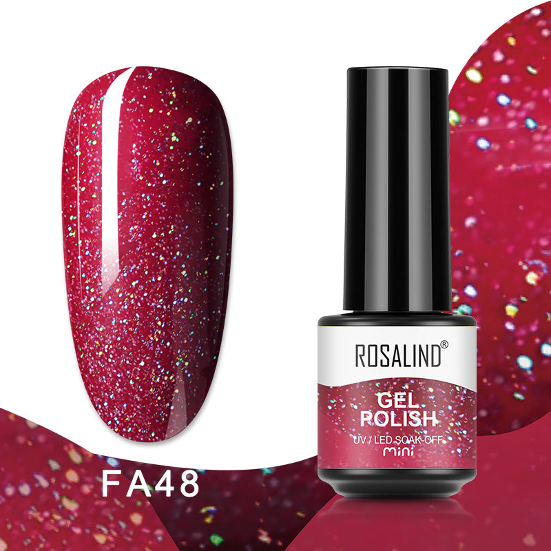 ROSALIND 80 Colors Mini Soak Off Gel Polish Bright For Nail Art Design LED/UV Lamp SKU FA24