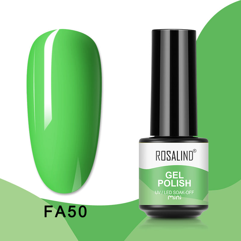ROSALIND 80 Colors Mini Soak Off Gel Polish Bright For Nail Art Design LED/UV Lamp SKU FA24
