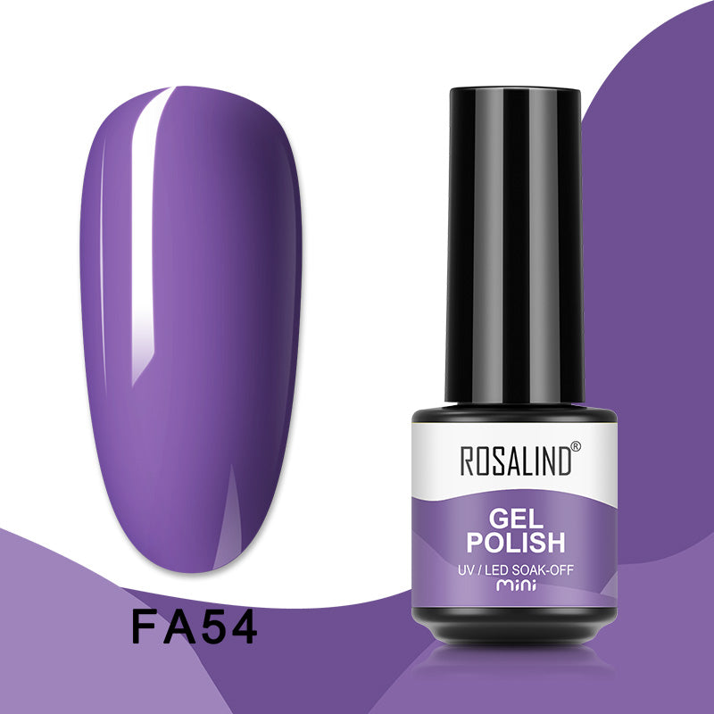 ROSALIND 80 Colors Mini Soak Off Gel Polish Bright For Nail Art Design LED/UV Lamp SKU FA24