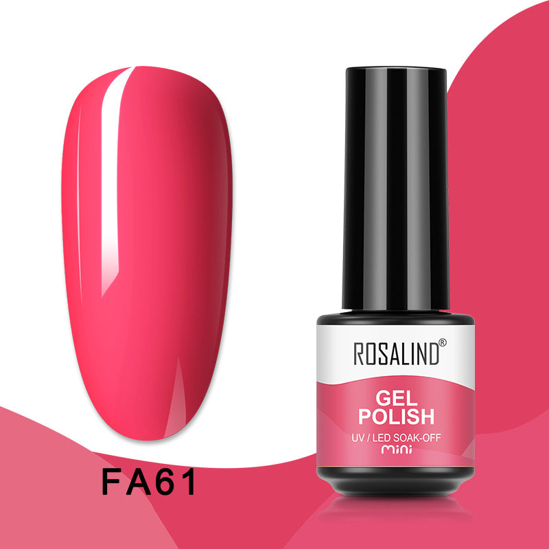 ROSALIND 80 Colors Mini Soak Off Gel Polish Bright For Nail Art Design LED/UV Lamp SKU FA24