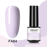ROSALIND 80 Colors Mini Soak Off Gel Polish Bright For Nail Art Design LED/UV Lamp SKU FA24