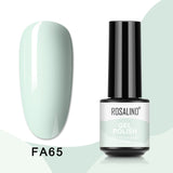 ROSALIND 80 Colors Mini Soak Off Gel Polish Bright For Nail Art Design LED/UV Lamp SKU FA24