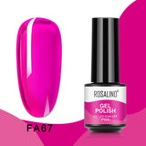 ROSALIND 80 Colors Mini Soak Off Gel Polish Bright For Nail Art Design LED/UV Lamp SKU FA24