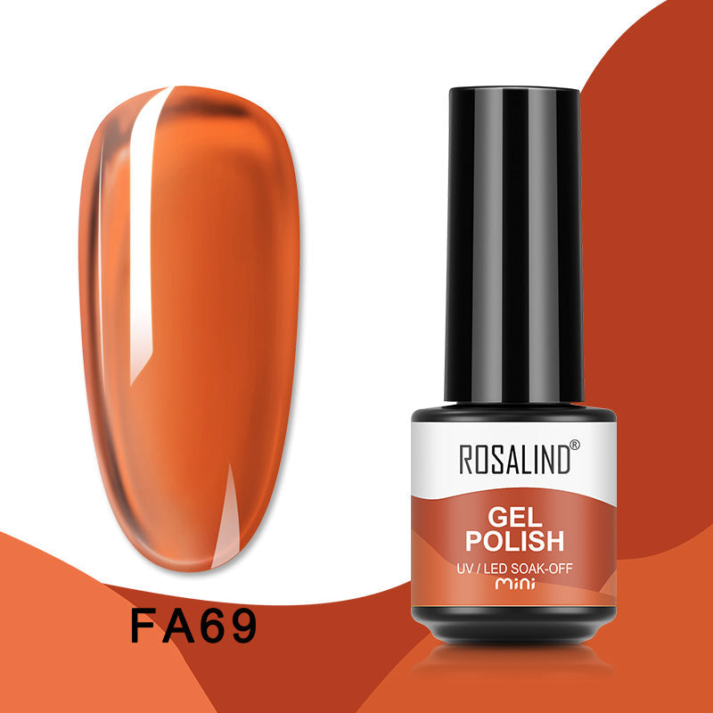 ROSALIND 80 Colors Mini Soak Off Gel Polish Bright For Nail Art Design LED/UV Lamp SKU FA24