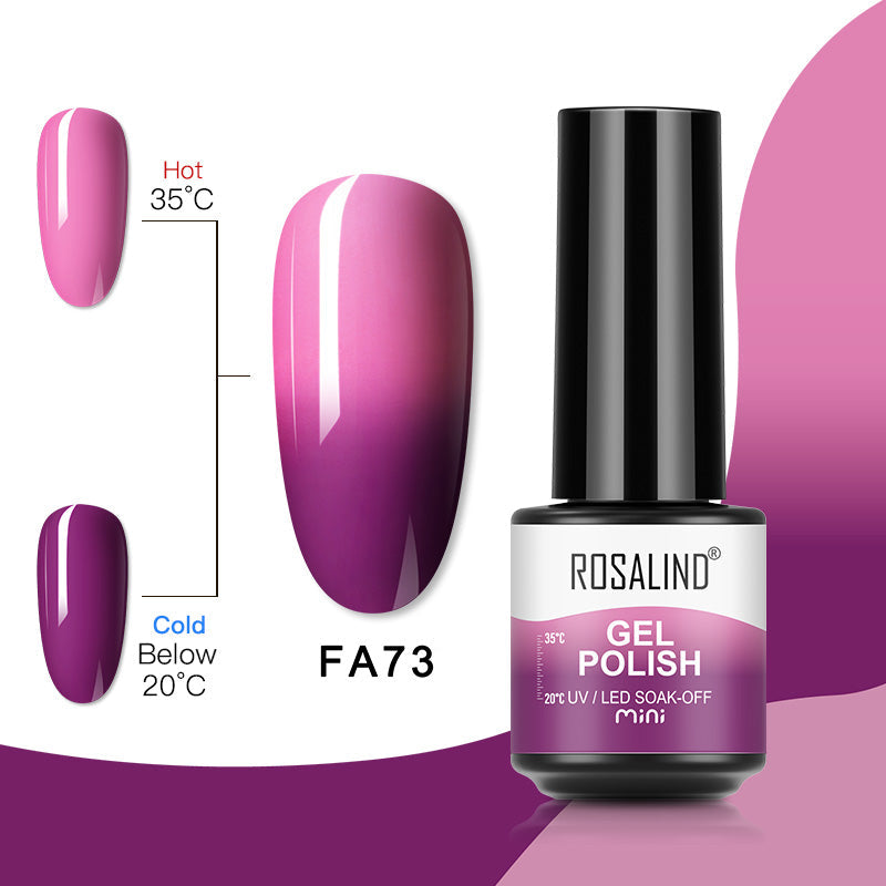 ROSALIND 80 Colors Mini Soak Off Gel Polish Bright For Nail Art Design LED/UV Lamp SKU FA24