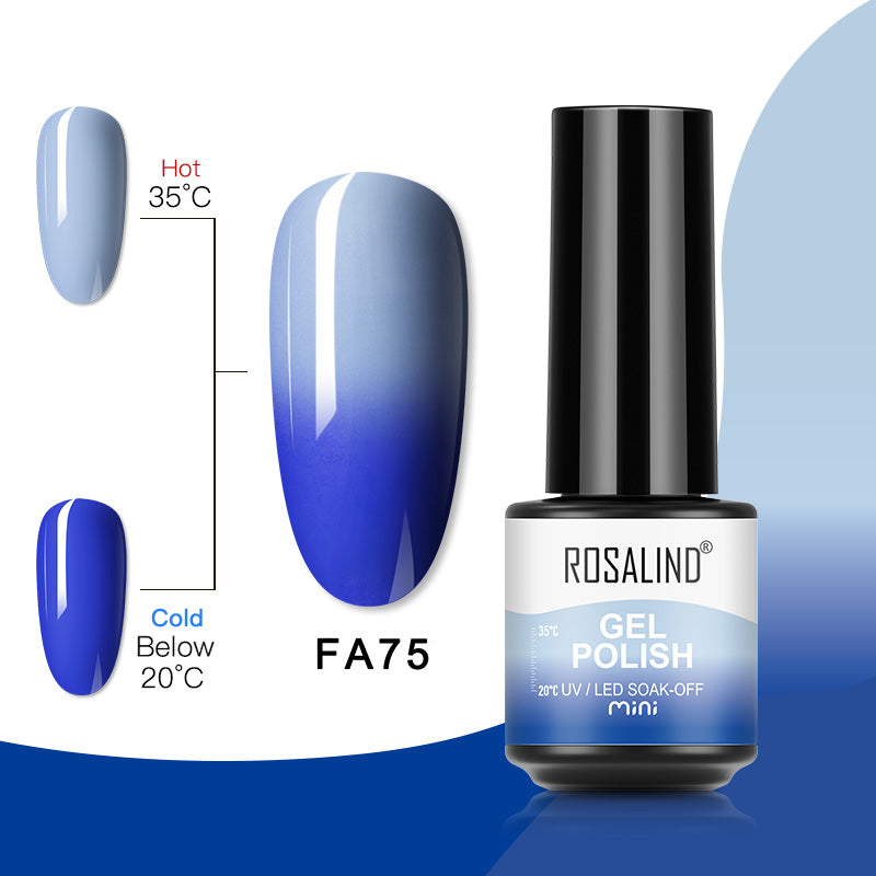 ROSALIND 80 Colors Mini Soak Off Gel Polish Bright For Nail Art Design LED/UV Lamp SKU FA24