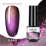ROSALIND 80 Colors Mini Soak Off Gel Polish Bright For Nail Art Design LED/UV Lamp SKU FA80