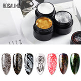 ROSALIND 5ml Gel Nail Polish Printing Oil Soak Off Semi Permanent Nail Primer UV Gel Varnish for Nail Art Templates Manicure