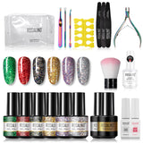 ROSALIND Soak Off Gel Polish Kits Bright For Nail Art Design LED/UV Lamp