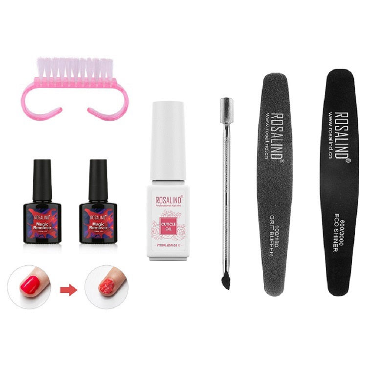 Rosalind Flash Deal Limited Quantities 15ML Soak-Off Magic Remover Nail Gel Base Top Coat