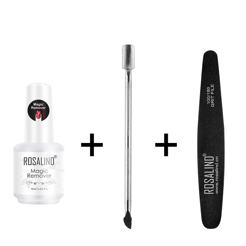 Rosalind Flash Deal Limited Quantities 15ML Soak-Off Magic Remover Nail Gel Base Top Coat