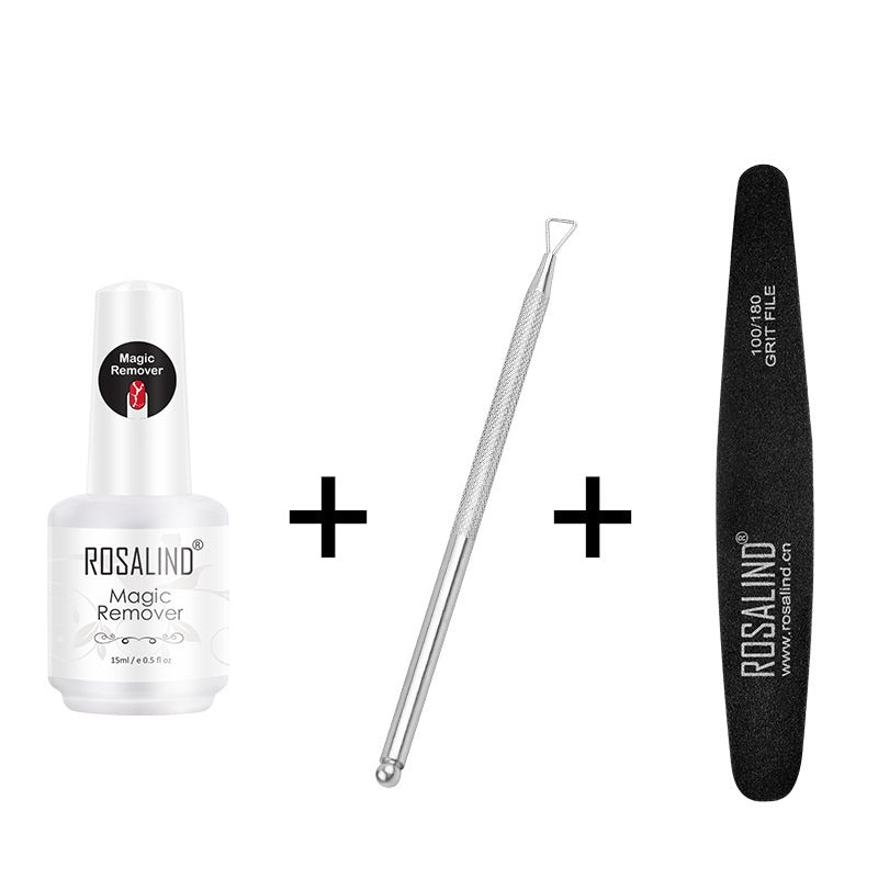Rosalind Flash Deal Limited Quantities 15ML Soak-Off Magic Remover Nail Gel Base Top Coat