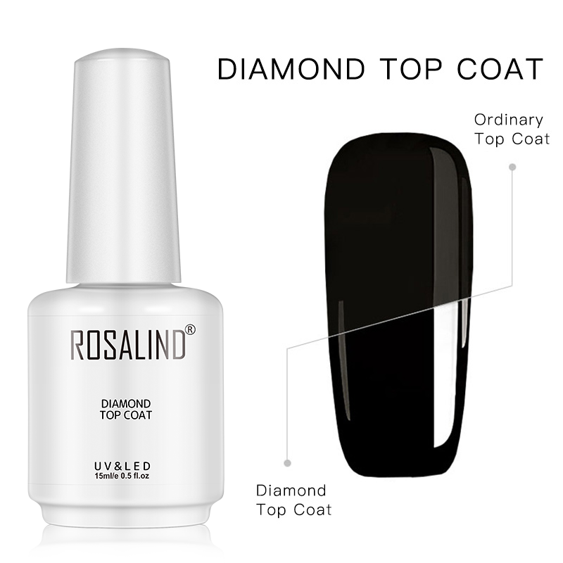 Rosalind 15ML Soak-Off Magic Remover Nail Gel Base Top Coat