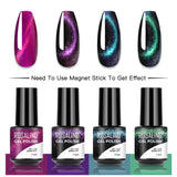 ROSALIND Soak Off Mini Gel Polish Set 4PCS Set Bright For Nail Art Design LED/UV Lamp