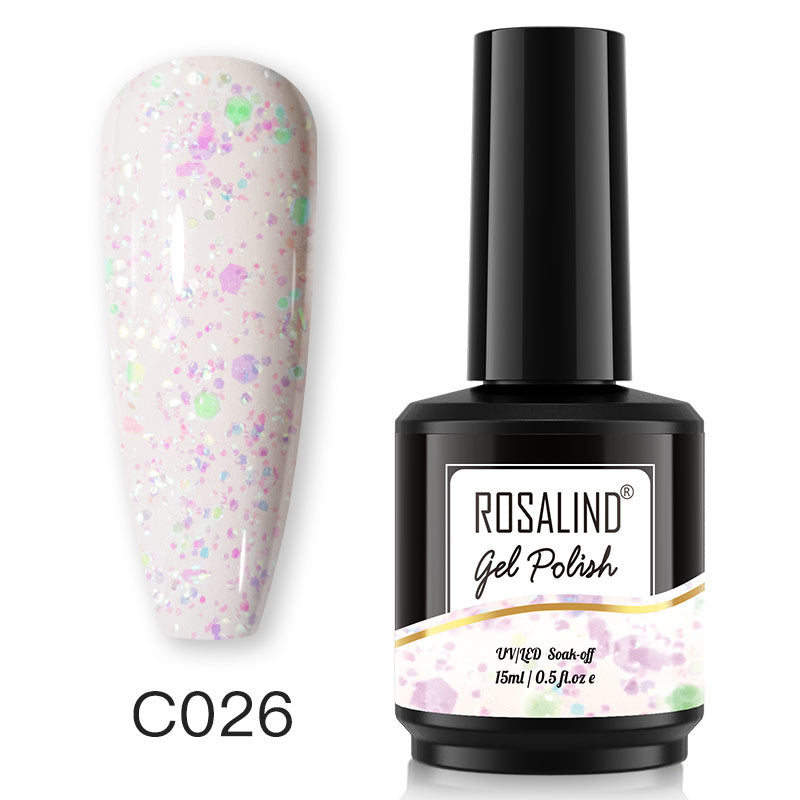 15ml Glitter Soak Off Gel Polish