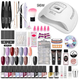 ROSALIND Professional Manicure Set Gel Polish Set For Nail Art Design LED/UV Lamp
