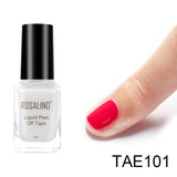 Rosalind Simply Peel Liquid Latex for Nails 6ml Nail Polish Protector for Fingers 4 colors Nail Peel Off Liquid Tape Peel Away Liquid Nail Tape Nail Polish Guard Nail Latex Peel Off