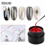 Rosalind 5ML Colorful Paint Design Nail Art Drawing Gel for Line Spider Gel