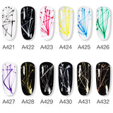 Rosalind 5ML Colorful Paint Design Nail Art Drawing Gel for Line Spider Gel