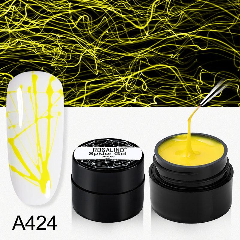 Rosalind 5ML Colorful Paint Design Nail Art Drawing Gel for Line Spider Gel