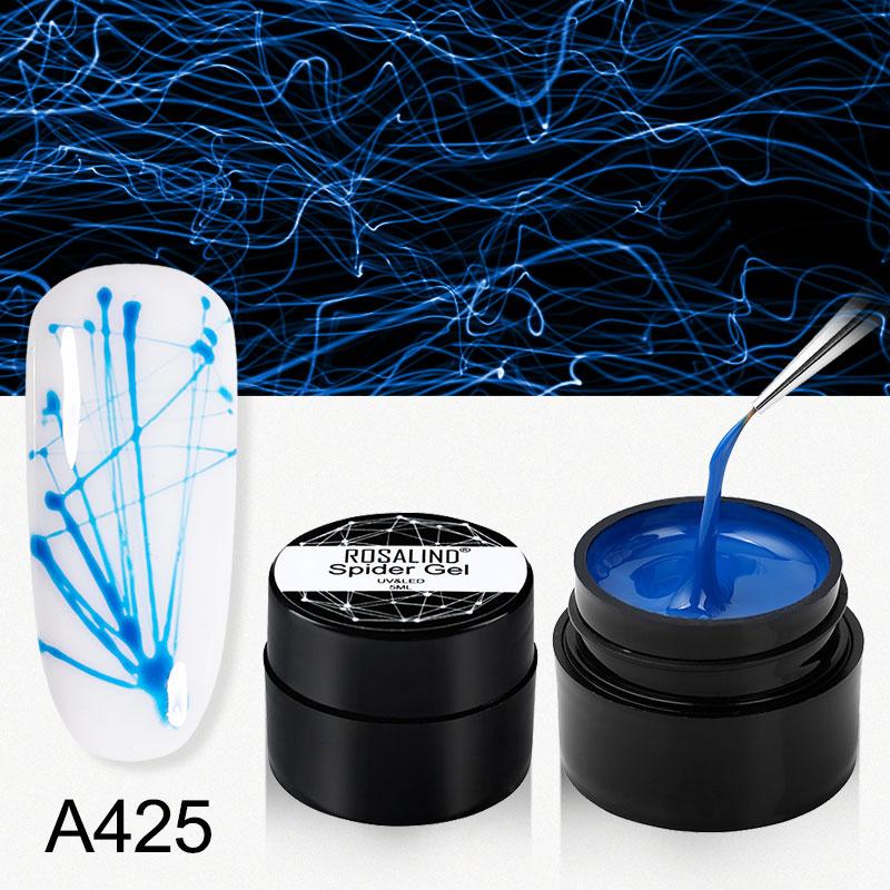 Rosalind 5ML Colorful Paint Design Nail Art Drawing Gel for Line Spider Gel
