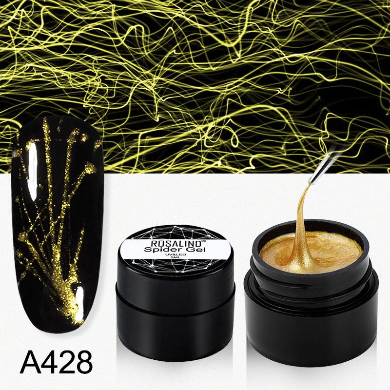 Rosalind 5ML Colorful Paint Design Nail Art Drawing Gel for Line Spider Gel