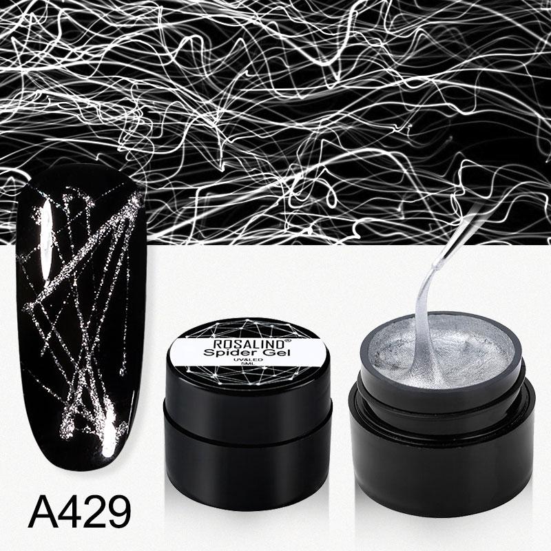 Rosalind 5ML Colorful Paint Design Nail Art Drawing Gel for Line Spider Gel