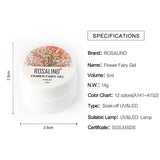 Rosalind 5ML Dried Flower Spring Summer Varnish Decoration Gel Nail Polish