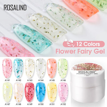 Rosalind 5ML Dried Flower Spring Summer Varnish Decoration Gel Nail Polish
