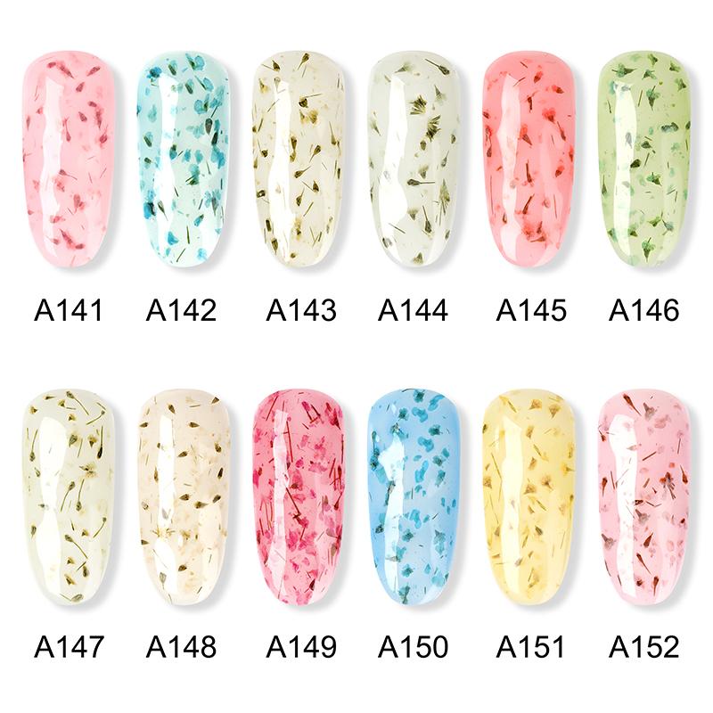 Rosalind 5ML Dried Flower Spring Summer Varnish Decoration Gel Nail Polish
