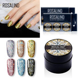 Rosalind Shiny Diamond Gel Kit 6PCS 5ML.