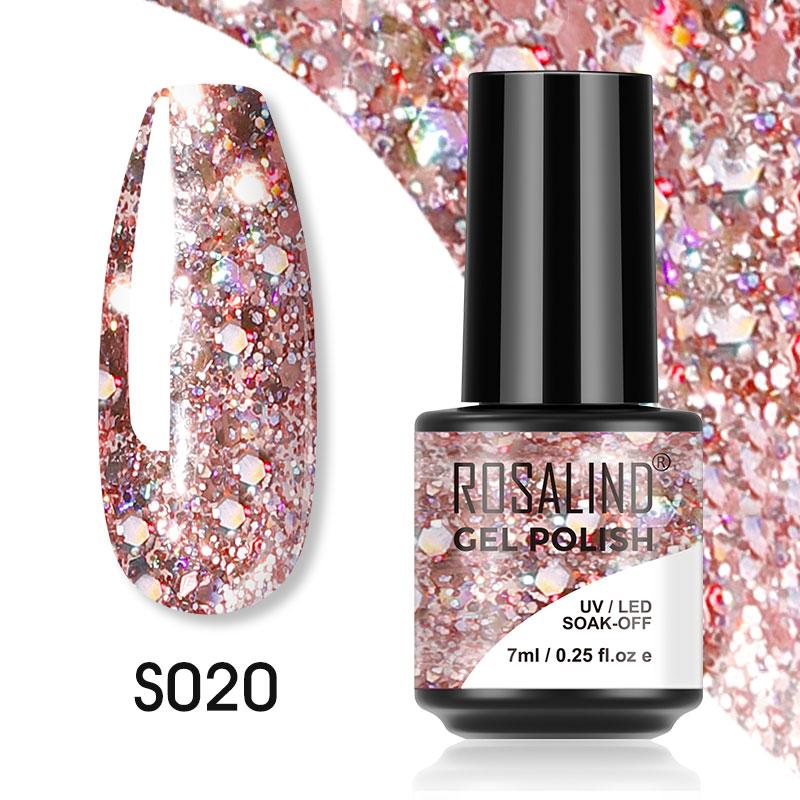 Rosalind 7ML 40 Colors Soak Off Starter Vernis Pure Gel Nail Polish