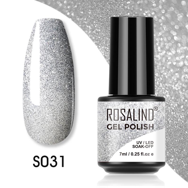 Rosalind 7ML 40 Colors Soak Off Starter Vernis Pure Gel Nail Polish
