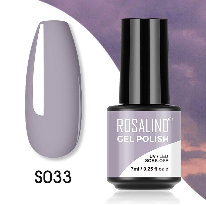 Rosalind 7ML 40 Colors Soak Off Starter Vernis Pure Gel Nail Polish