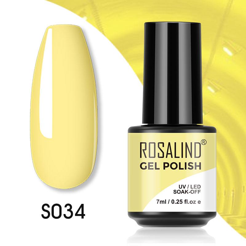 Rosalind 7ML 40 Colors Soak Off Starter Vernis Pure Gel Nail Polish