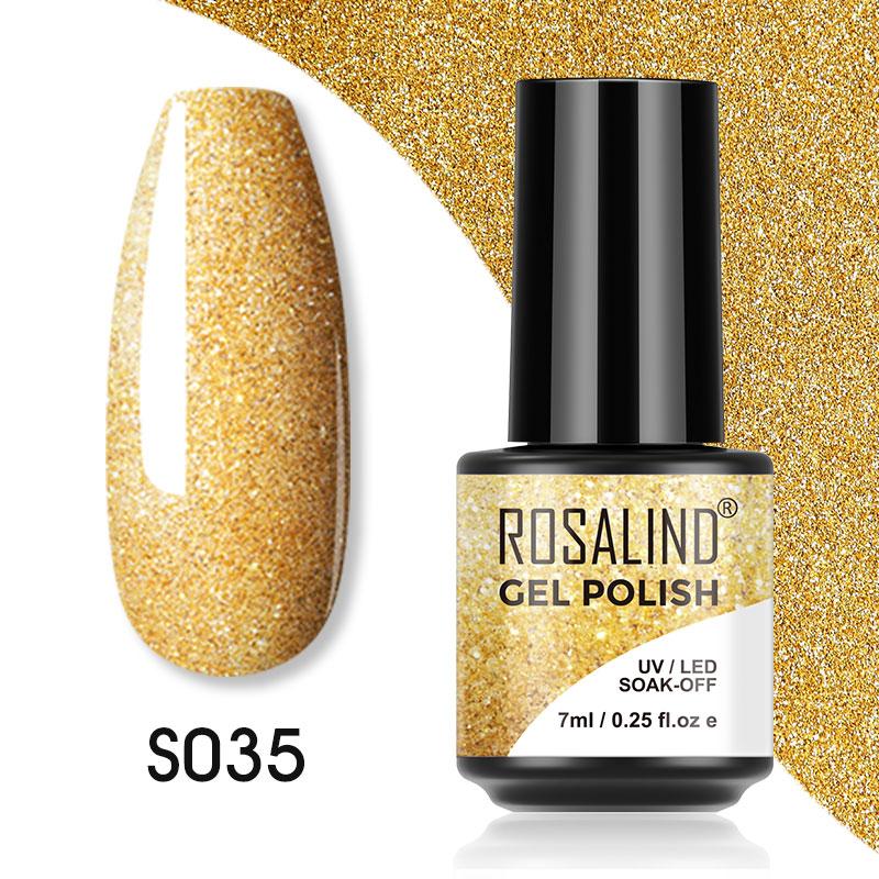 Rosalind 7ML 40 Colors Soak Off Starter Vernis Pure Gel Nail Polish