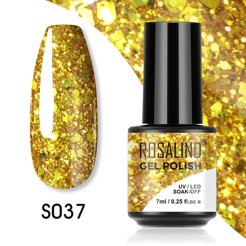 Rosalind 7ML 40 Colors Soak Off Starter Vernis Pure Gel Nail Polish